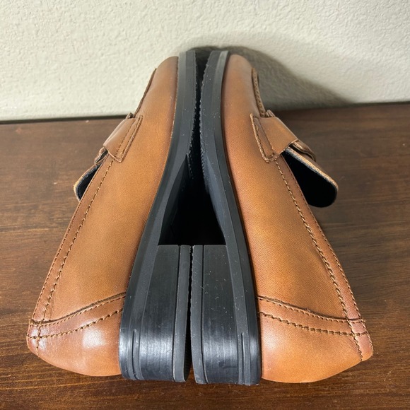 Viguera Shoes Size 36 US 6 Women Brown Leather Loafers Made in Spain Classic - Picture 9 of 10